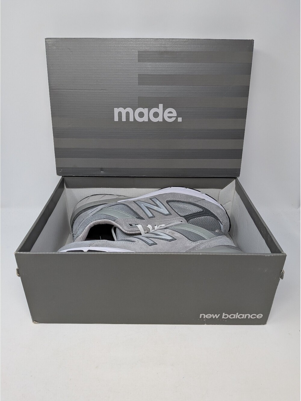 New Balance 990v5 Made in USA Gray Men’s Size 10 D M990GL5 Running Shoes
